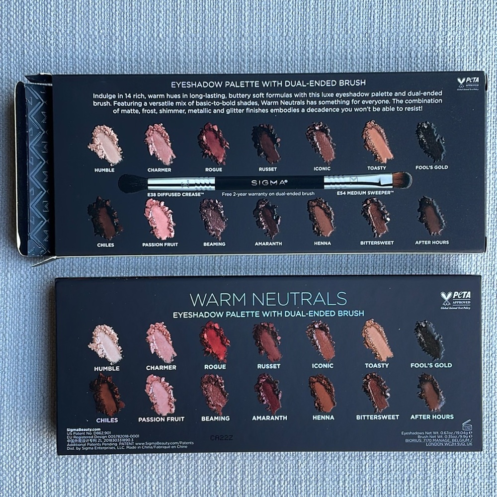 Sigma beauty WARM NEUTRALS EYESHADOW PALETTE - Picture 6 of 12